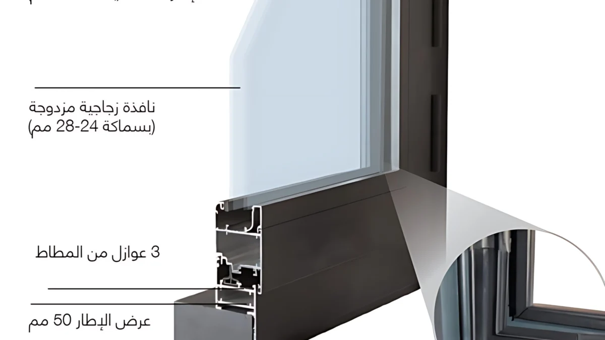 Cross-section — Casement System — 5 cm & 10 cm